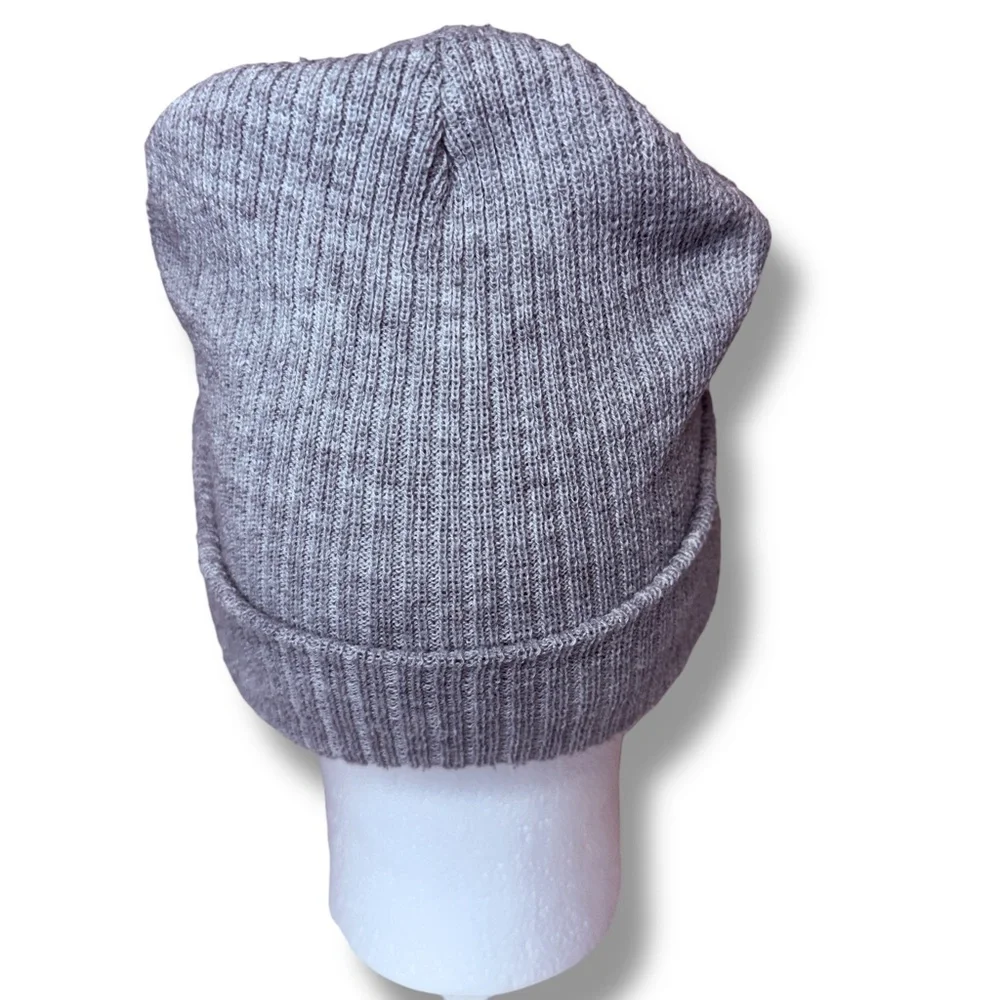 Barbie Girls Cuffed Knit‎ Beanie Hat 2016 Gray Barbie & Friends Nostalgic Winter